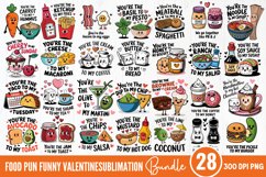 Food Pun Funny Valentine Bundle PNG Product Image 1