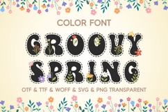 Groovy Spring - Color Font Product Image 1