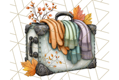 Fall Market Stall Clipart PNG, Rustic Autumn Clip Art Product Image 3