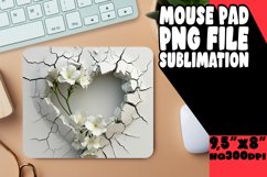 Ethereal Petal Affection Mousepad Product Image 1