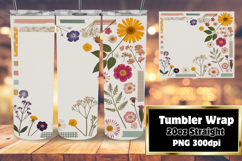 Exceptional 20oz Tumbler Design , Flowers Product Image 1