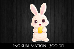 Bunny Holding Golden Egg Product Image 1
