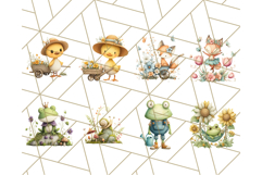 56 Whimsical Garden Friends Clipart PNG, Animal PNG Product Image 3