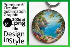 Scenic Serenity: Sublimation Circle Delights Product Image 1