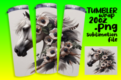 Custom 20oz Tumbler Gift Design , Horse Product Image 1