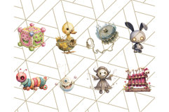 Possessed Toys Clipart 56 PNG Haunted Doll Characters Product Image 3