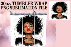 Dreamy Reflections 20oz tumbler wrap, Xmas Girl Product Image 1