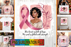 Cheerful Tote Bag Gift Magic PNG, Cancer Product Image 1