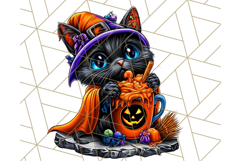 Spooky Café Cuties Halloween PNG Clipart, Holiday Elements Product Image 3