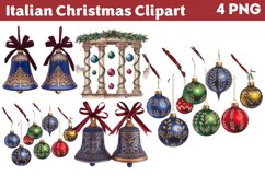 Italian Christmas Clipart PNG Product Image 1