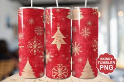 Christmas Red Tumbler | Christmas Tumbler Wrap Product Image 1
