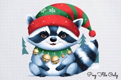 Woodland Christmas Watercolor Clipart PNG Product Image 1