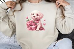 Valentine Dog Clipart PNG Product Image 1