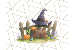 Halloween Neighborhood Clipart PNG for Trick or Treat Product Image 3