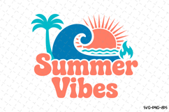 Summer Vibes svg | Summer Svg | Svg Cut Files Product Image 1