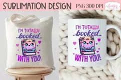 Valentines PNG design for book lovers, bookish shirt PNG Product Image 4