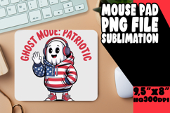 VIBRANT DESK PAD SUBLIMATION ART, Funny Ghost Product Image 1