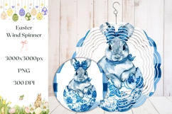 Easter Eggs Wind Spinner, Easter Bunny Wind Spinner Product Image 1