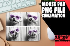 Funny Puppy Image Sublimation Mouse Pad Template for Unique Product Image 1