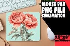 Sweet Desk Mat Sublimation Designs, Flower Pattern Product Image 1