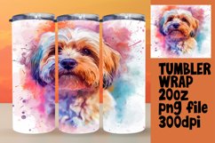 Dog Lover's Sublimation Tumbler Art Product Image 1