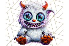 Spooky Cute Monster PNG Clipart, Adorable Halloween Monsters Product Image 3