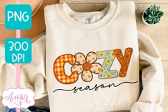 Cozy Season sublimation PNG | Fall season PNG design Product Image 2