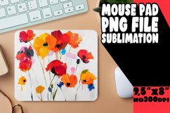 Spring Meadow Flower Mouse Pad Design Product Image 1