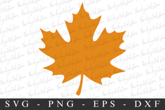 Leave Svg | Fall Svg | Svg Cut File Product Image 1