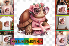 Stylish TSHIRT Designs PNG, Turtle Product Image 1