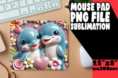 Cheerful Mouse Pad PNG Style, Cupid Product Image 1