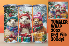 CHARMING 20oz Tumbler Template for Custom Gifts , Cute Xmas Product Image 1