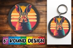 Vintage Wildlife Circle Sublimation Selection Product Image 1