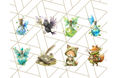 56 Enchanted Garden Healers Clipart PNG, Animal Plant Png Product Image 3