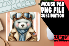 VIBRANT DESK PAD SUBLIMATION ART, Teddy Bear Product Image 1