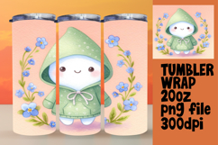 Unique 20oz Gift Tumbler Template , Cute Ghost Product Image 1