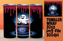 Sublimation Tumbler Template 20oz , Halloween Product Image 1