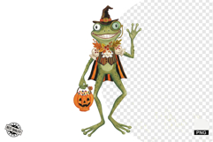 Halloween Frog Clipart Product Image 1