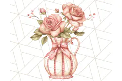Pastel Tea Clip Art PNG with Sweets and Floral Accents Png Product Image 3