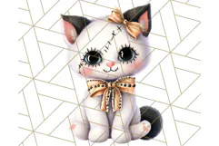 Pastel Goth Halloween PNG Clipart, Creepy Cute Art Product Image 3