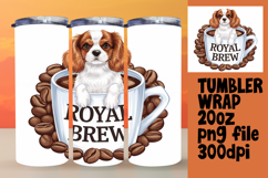 CHARMING 20oz Tumbler Template , Coffee Dog Product Image 1
