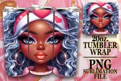 PRESENT OF ADVENTURE 20oz TUMBLER WRAP, Love Girl Product Image 1