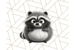 Chunky Kawaii Woodland Critters PNG Clipart, Cute Animals Product Image 3