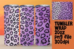 Modern Menagerie: Leopard Print Tumbler Wraps - 20oz Product Image 1