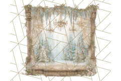 Winter Animal Masquerade Clipart PNG Woodland Animals Product Image 3