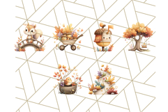 Woodland Forest Scene PNG Clipart, Fall Nature Elements Product Image 7