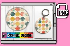 Radiant Revolutions: Abstract Pattern Keychain Product Image 1