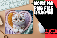 Cozy Mouse Pad Sublimation Magic, Holiday Pets Product Image 1