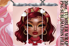 JOYFUL PRESENT 20oz TUMBLER WRAP, Afro Girl Product Image 1