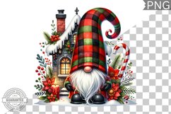 Christmas Gnome Sublimation - Clipart PNG Design Product Image 1
